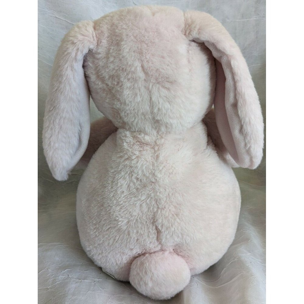 Manhattan Toy Bunny Bumpers Plush Easter Lop Rabbit Pink Chubby Stuffed Animal - Picture 4 of 11